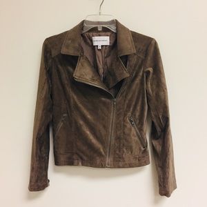 Cupcakes & Cashmere “Venita” faux suede jacket